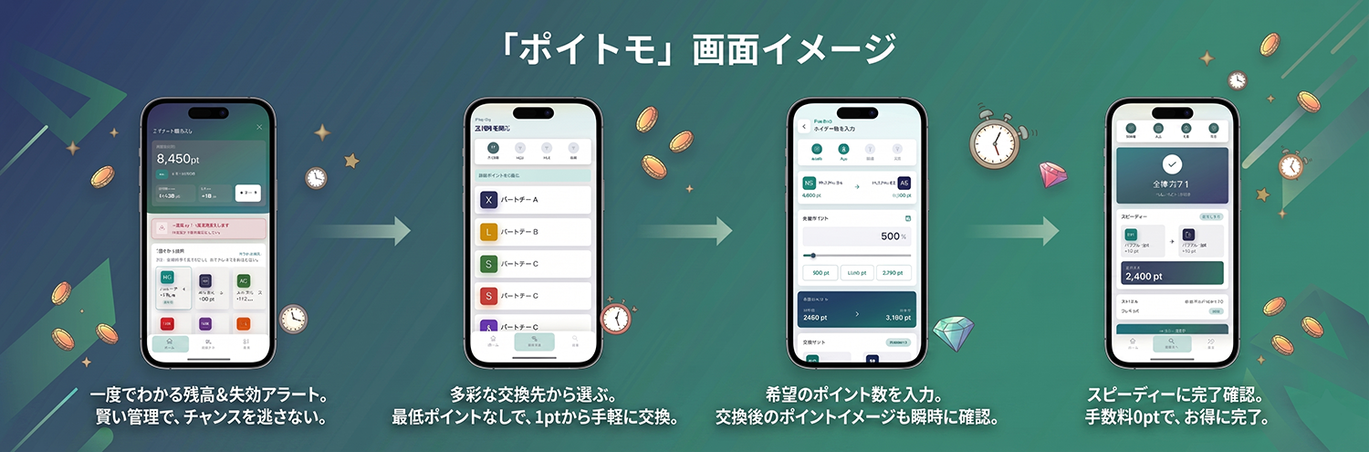 ポイトモ 画面イメージ