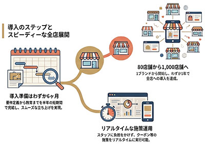 1,000店舗＆ECサイト、20ブランドを横断する共通メンバーサービスを 会員証アプリとポイントで実現！